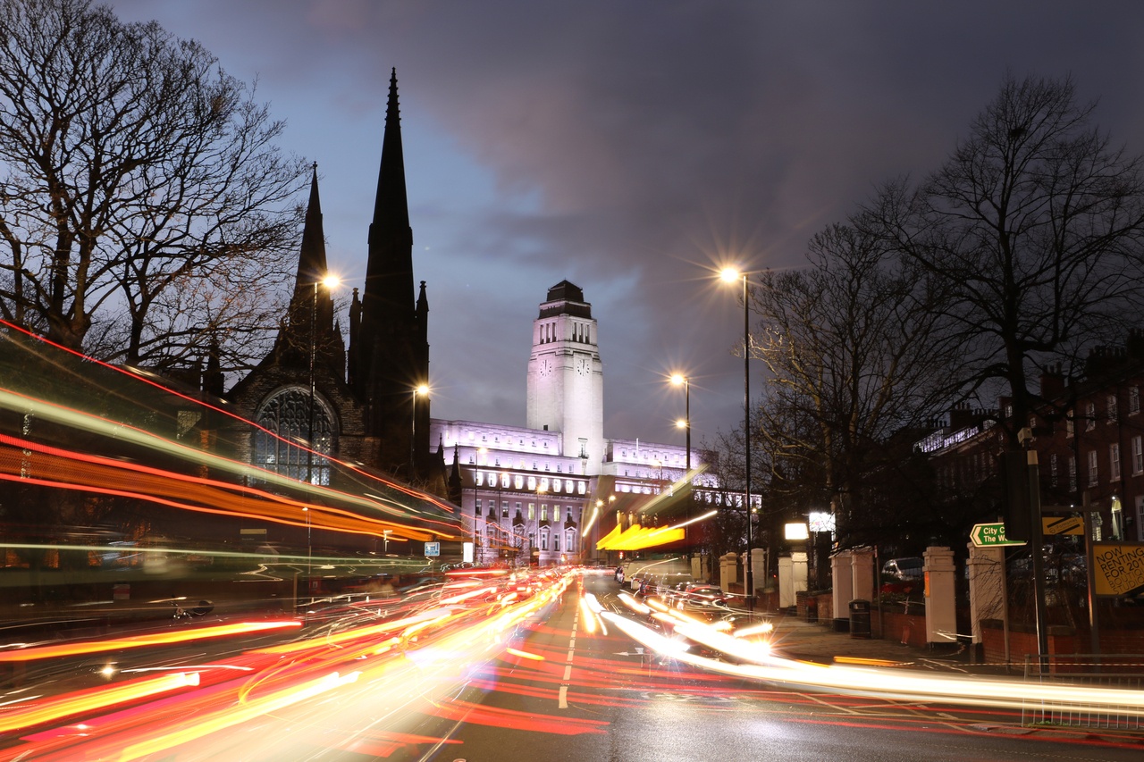 The University of Leeds featuring The Parkinson Building