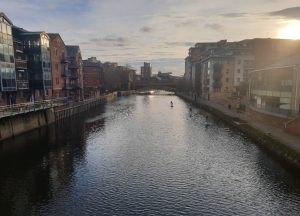 (Leeds Dock Paddle Boarding – credit A.Horsley Visit Leeds)